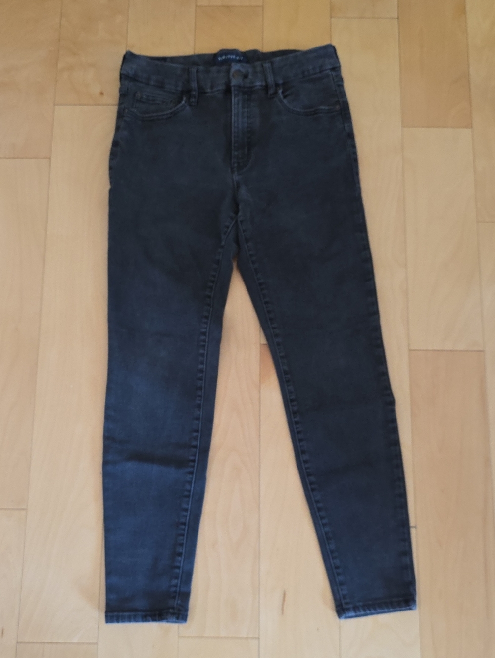 Women's Black High-Rise Slim Jeans